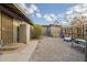 Low maintenance backyard with gravel, secure fencing, and a storage shed at 660 E 1St Ave, Mesa, AZ 85204