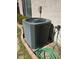 Exterior air conditioner unit in the backyard at 8179 W Clara Ln, Peoria, AZ 85382