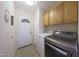 A laundry room features a washer/dryer and access to the outside at 11067 W White Mountain Rd, Sun City, AZ 85351