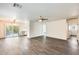 Bright and airy living room with hard floors and sliding door to the yard at 11229 E Emelita Ave, Mesa, AZ 85208