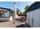 Private backyard with a fenced yard and mature trees at 2061 E Bayberry Ave, Mesa, AZ 85204