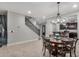 Cozy dining area with chandelier lighting at 26868 N 104Th Ln, Peoria, AZ 85383