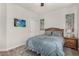 A bedroom with a neutral color scheme and serene ambiance at 3431 E Canary Ct, Chandler, AZ 85286