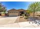 Charming single-story home featuring a well-manicured yard and a neutral color scheme at 3431 E Canary Ct, Chandler, AZ 85286