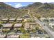 Aerial view of residential neighborhood nestled in the desert mountains at 36600 N Cave Creek Rd # D11, Cave Creek, AZ 85331