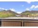 Rooftop deck featuring mountain views, metal railing, and stucco wall, great for outdoor relaxation and entertainment at 36600 N Cave Creek Rd # D11, Cave Creek, AZ 85331