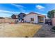 View of the backyard and block fence at 38226 N Kyle St, San Tan Valley, AZ 85140