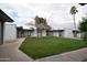 Inviting outdoor common space with mature tree and lush lawn at the Arcadia Courtyards at 4206 N 38Th St # 3, Phoenix, AZ 85018