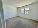 Bright bedroom featuring neutral carpet, white walls, and natural light from the two sunny windows at 47248 W Cansados Rd, Maricopa, AZ 85139