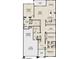 Detailed floor plan showcasing the layout with primary suite, bedrooms, kitchen, and tandem garage at 47248 W Cansados Rd, Maricopa, AZ 85139