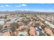 Aerial shot showcasing the community and neighborhood with views of the mountains and blue sky at 4901 E Kelton Ln # 1227, Scottsdale, AZ 85254