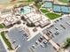 A great aerial view of the community recreation center with ample parking, pool, and shuffleboard at 6050 S Crosscreek Ct, Chandler, AZ 85249