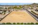 Expansive vacant lot surrounded by a block fence, presenting an incredible opportunity for building your dream home at 9305 W Calle Lejos --, Peoria, AZ 85383