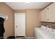 Functional laundry room with ample storage cabinets and modern appliances at 10218 N 12Th Pl # 2, Phoenix, AZ 85020