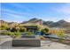 Backyard area featuring a fire pit, pool, desert landscaping and amazing mountain views at 10324 E Calle De Las Brisas --, Scottsdale, AZ 85255