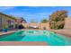 Backyard pool and patio area with space for entertaining and relaxation at 10942 E Sonrisa Ave, Mesa, AZ 85212