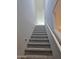 Carpeted staircase with white railing, leading to the upper level of the home at 10968 W Baden St, Avondale, AZ 85323