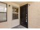 A welcoming entrance featuring a security door, and a peek at the beautiful interior at 145 N 74Th St # 121, Mesa, AZ 85207