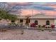 Inviting single-story home with charming desert landscaping and appealing barrel tile roof in a serene setting at 15646 E Sunflower Dr, Fountain Hills, AZ 85268