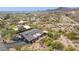 High aerial view of a hillside home offering privacy and panoramic views of the surrounding landscape at 1844 E Cinnabar Ave, Phoenix, AZ 85020