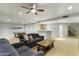 View of the basement area, with a bar, pool table, and seating area at 2170 E Caroline Ln, Tempe, AZ 85284