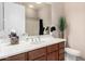 Well-lit bathroom featuring a vanity with a single sink and a shower/tub combo for relaxation at 250 W Queen Creek Rd # 240, Chandler, AZ 85248