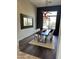 Modern dining room featuring a beautiful table with seating for six and an artistic chandelier at 37654 N 102Nd Pl, Scottsdale, AZ 85262