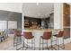 Kitchen area with bar-style seating at 37654 N 102Nd Pl, Scottsdale, AZ 85262