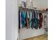 This closet is full of hanging clothes at 38413 N 16Th St, Phoenix, AZ 85086