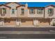 Exterior view of townhome featuring a private garage at 4655 S Glacier --, Mesa, AZ 85212