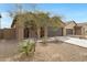 Attractive single-level home with low-maintenance landscaping and a private entrance at 47737 W Coe St, Maricopa, AZ 85139