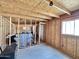 Unfinished basement with exposed wood frame and plywood sheeting, ready for customization and build-out at 5146 W Echo Ln, Glendale, AZ 85302