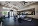 Spacious gym area with modern equipment and large windows, offering a bright workout space at 5401 E Van Buren St # 2053, Phoenix, AZ 85008