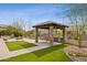 Exterior of outdoor kitchen with desert landscaping at 5411 E Duane Ln, Cave Creek, AZ 85331