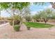 Well-maintained common area featuring lush landscaping, mature trees, and decorative rock at 900 W Broadway Ave # 66, Apache Junction, AZ 85120