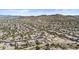 An aerial view showing the mountains in the distance overlooking the neighborhood at 9161 W Bajada Rd, Peoria, AZ 85383