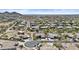 An aerial view showcases a suburban neighborhood and single Gathering homes at 9161 W Bajada Rd, Peoria, AZ 85383