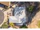 An aerial top down view of the home, grounds and surrounding neighborhood at 11612 S 51St St, Phoenix, AZ 85044