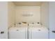 Convenient laundry area featuring a side-by-side washer and dryer at 11666 N 28Th Dr # 196, Phoenix, AZ 85029