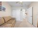 Bedroom with a large closet and neutral tones, creating a calm and relaxing atmosphere at 16 W Encanto Blvd # 616, Phoenix, AZ 85003