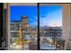 Balcony view overlooking the city skyline with distant mountains and bright city lights at dusk at 16 W Encanto Blvd # 616, Phoenix, AZ 85003
