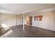 Spacious patio with tile flooring, neutral walls, and ample natural light at 2317 E Concorda Dr, Tempe, AZ 85282
