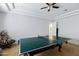 Spacious game room with a pool table, creating a fun and inviting atmosphere at 315 S Racine Ct, Gilbert, AZ 85296