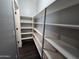Spacious walk-in pantry features ample shelving for organized storage and convenience at 35210 N 34Th Ln, Phoenix, AZ 85086