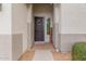 Close up of a front door with seasonal wreath and a welcome sign at 35293 N Thurber Rd, San Tan Valley, AZ 85144