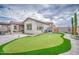 Backyard putting green at 4207 S Electron --, Mesa, AZ 85212