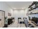 Stylish home office features a large desk, neutral decor, comfortable seating, and ample storage space at 4207 S Electron --, Mesa, AZ 85212