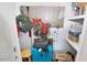 Organized storage space, showcasing efficiency and practicality, with decorations and useful organizers at 4328 E Capri Ave # 171, Mesa, AZ 85206