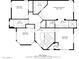 Second floor plan featuring bedrooms, bathrooms, walk-in closets, and hall, with dimensions at 4720 E Adobe Dr, Phoenix, AZ 85050