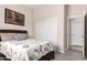 Bedroom featuring a queen-sized bed and closet, offering comfort and functionality at 5721 W Molly Ln, Phoenix, AZ 85083